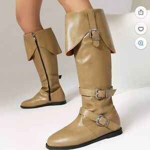 Stylish brown Knee-High Boots